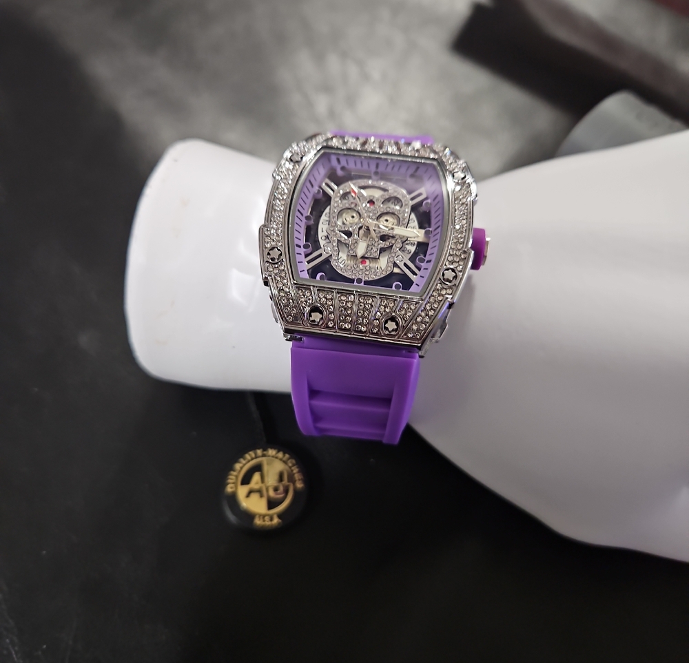 Men's AJ Brand Purple Toned Watch